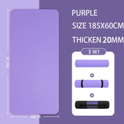 185x60x2cm Purple
