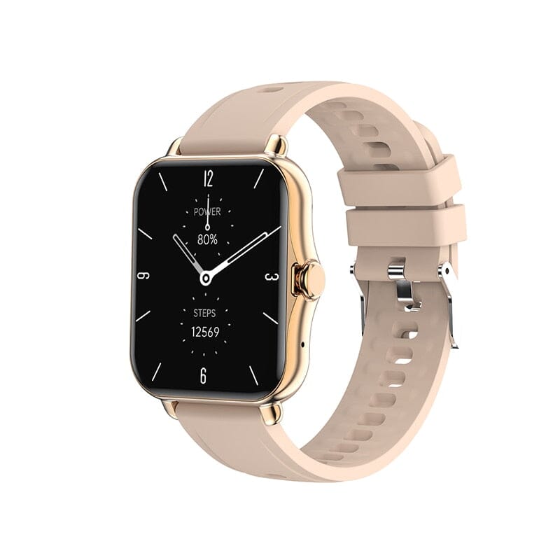 Unisex Smart Watch - Stay Connected and Monitor Your Health on-the-Go - The Ultimate Blend of Style, Functionality, and Performance Smart Watch PikNik Gold 