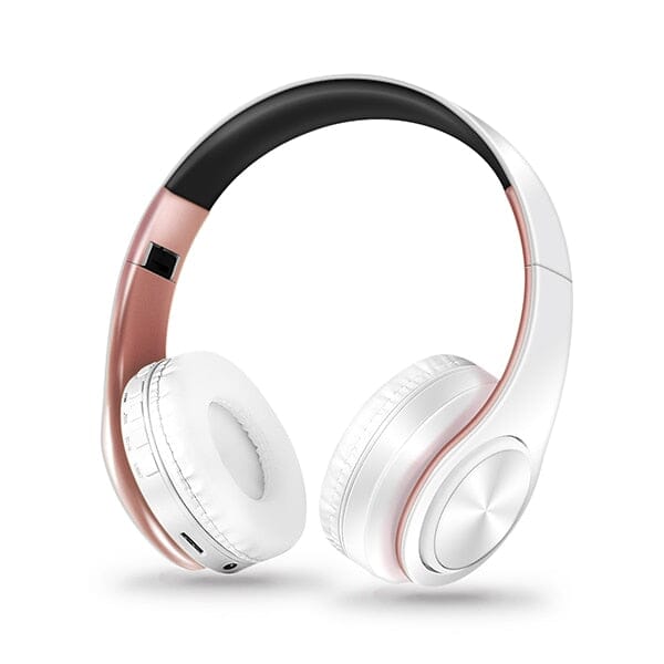 CATASSU Bluetooth Headphones - Immerse Yourself in Hi-Fi Sound Quality - Enjoy Wireless Convenience All Day Long Consumer Electronics - Portable Audio & Video - Earphones & Headphones PikNik White Rose Gold 