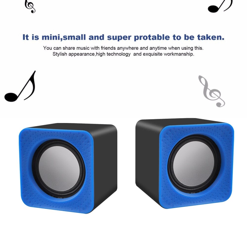 KEBIDU Mini USB 2.0 Speakers - Take the Party Anywhere - High-Quality, Portable Sound 0 PikNik 