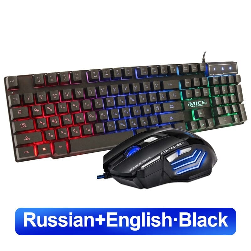 iMice Gaming Keyboard and Mouse Kit - Elevate Your Gaming Experience - High Precision and Comfort 0 PikNik 