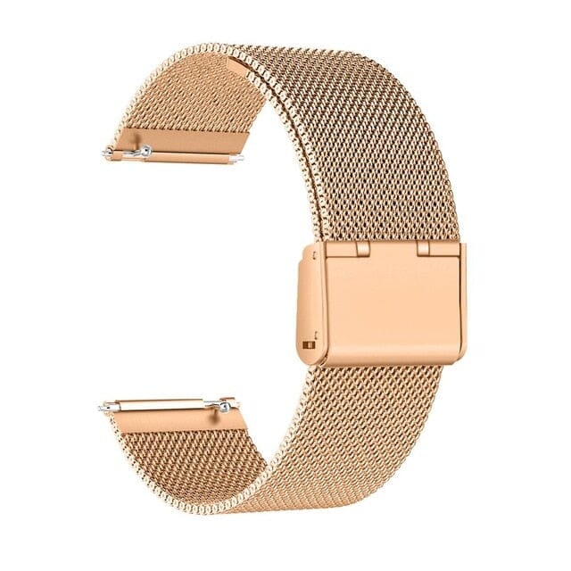 BEYESER Milanese Stainless Steel Mesh Band - Upgrade Your Fitbit Versa Today - Stylish and Comfortable Replacement Wristband. Smart Watch PikNik rose gold 