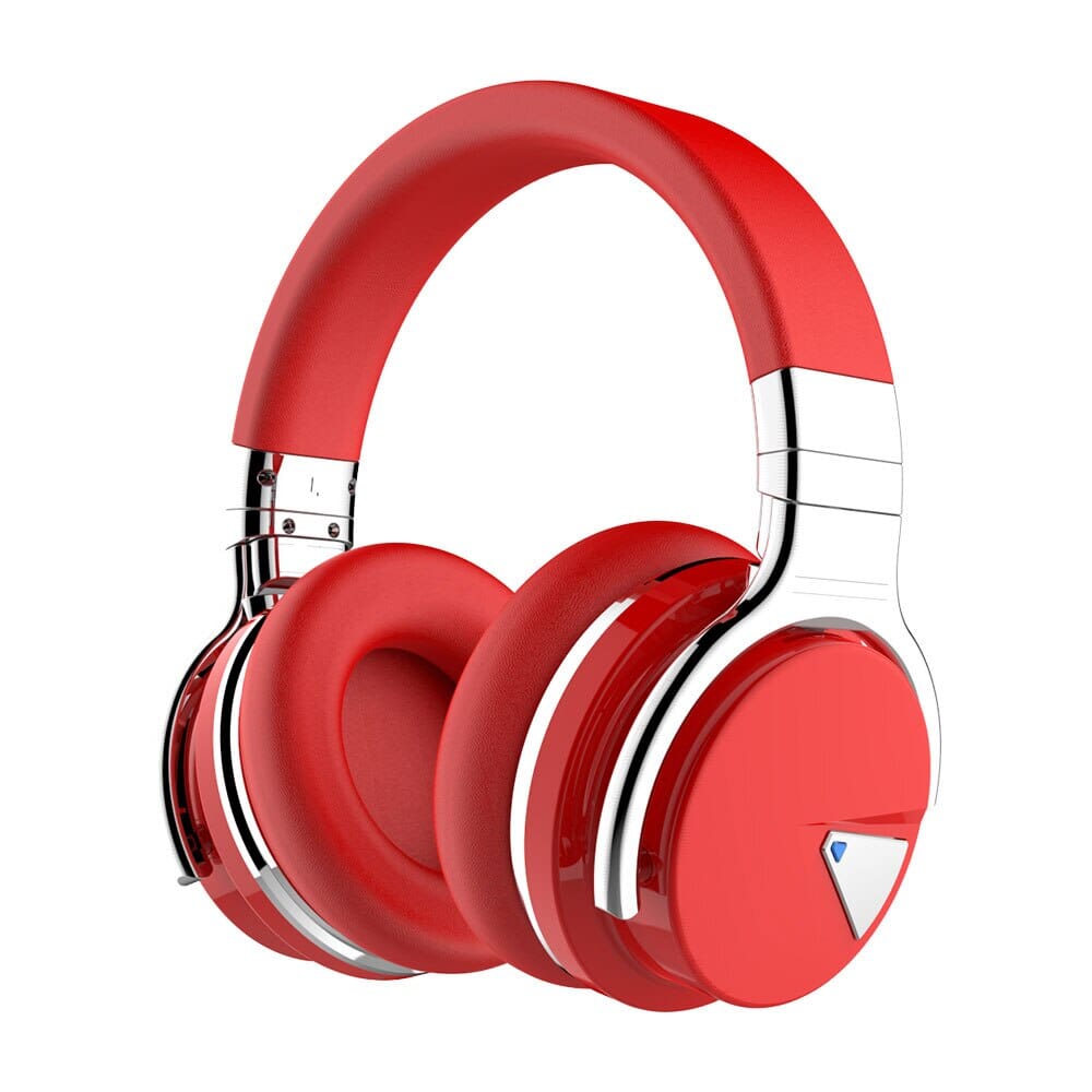 Cowin E7[Upgraded] Active Noise Cancelling Bluetooth Headphones - Immerse Yourself in Remarkable Sound Quality and Unrivalled Comfort Consumer Electronics - Portable Audio & Video - Earphones & Headphones PikNik Red 