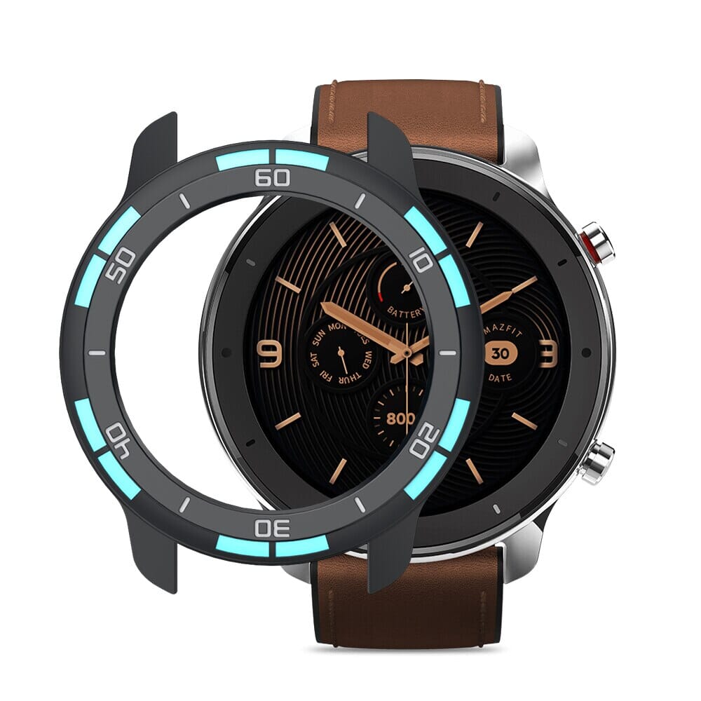 Amazon Fit GTR 47mm Case Smart Watch Protector - Style meets Durability - Keep your Xiaomi Huami Smartwatch safe and stylish! Smart Watch PikNik 