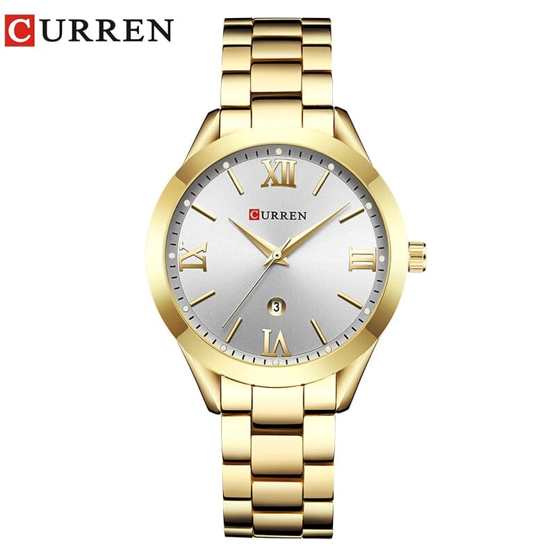 CURREN Gold Watch - The Ultimate Fashion Accessory with Practical Features - Elevate Your Style and Stay Organized. Mechanical Watches PikNik gold white 