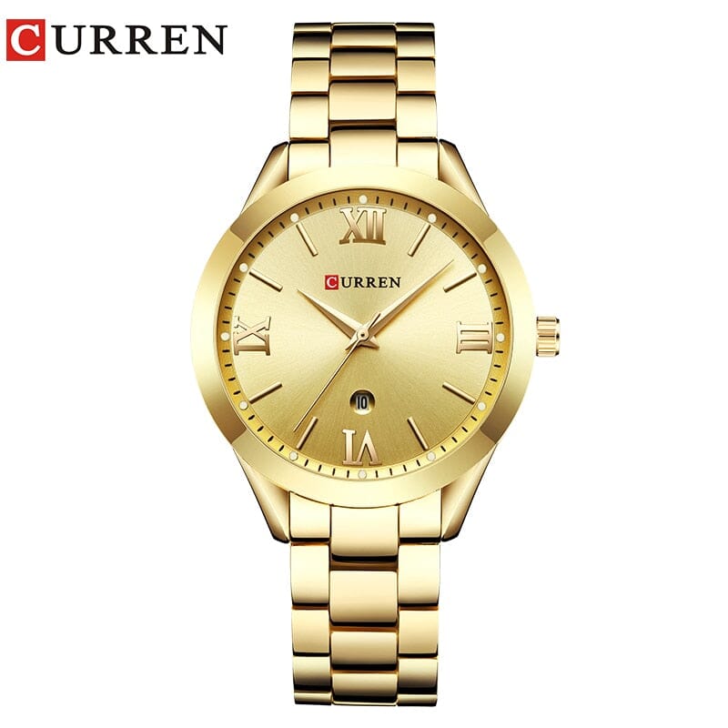 CURREN Gold Watch - The Ultimate Fashion Accessory with Practical Features - Elevate Your Style and Stay Organized. Mechanical Watches PikNik gold 
