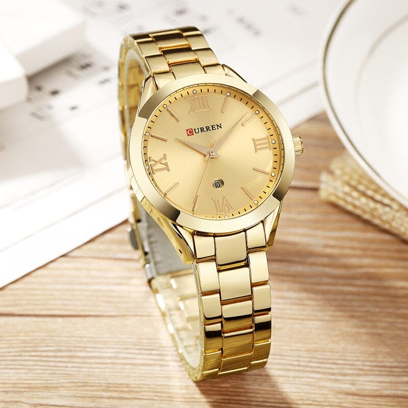 CURREN Gold Watch - The Ultimate Fashion Accessory with Practical Features - Elevate Your Style and Stay Organized. Mechanical Watches PikNik 