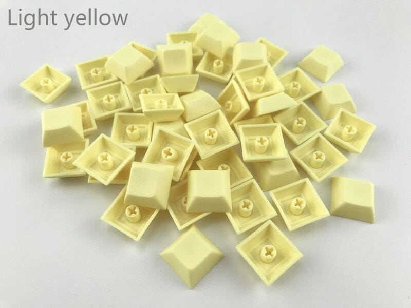 Cool Jazz PBT Keycaps - Elevate Your Gaming Experience with Stylish and Durable Keycaps. 0 PikNik light yellow 110 pcs 