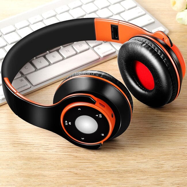 SG-8 Wireless Bluetooth Headset - Immerse Yourself in Unrivaled Hi-Fi Sound with Advanced Noise-Cancellation and Maximum Comfort. Consumer Electronics - Portable Audio & Video - Earphones & Headphones PikNik Orange 