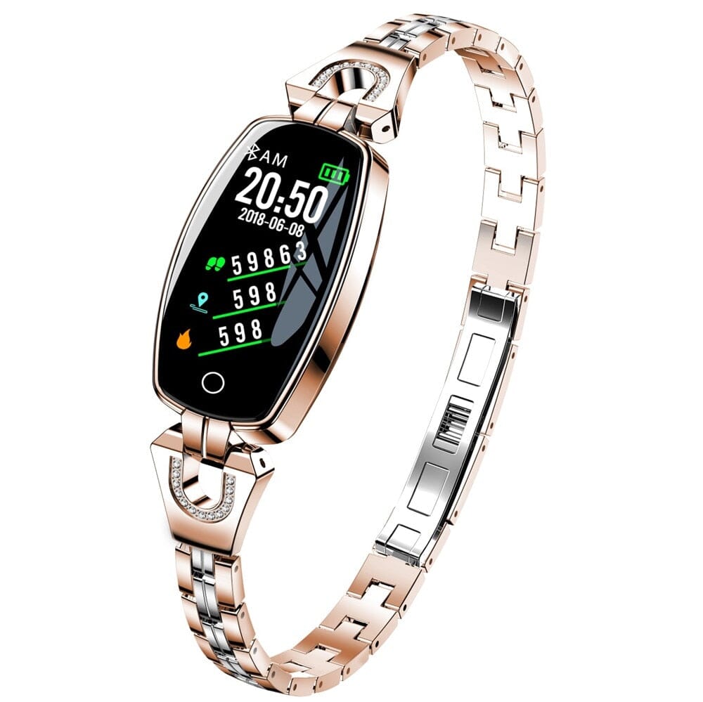 696 H1/H2/H8 Smart Watch Bracelet - Your All-In-One Companion for Achieving Your Fitness Goals - Advanced Tracking Features Smart Watch PikNik H8 Rose Gold 