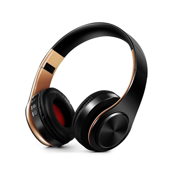 CATASSU Bluetooth Headphones - Immerse Yourself in Hi-Fi Sound Quality - Enjoy Wireless Convenience All Day Long Consumer Electronics - Portable Audio & Video - Earphones & Headphones PikNik Black Gold 