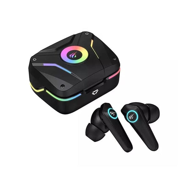 Havit -TW952 PRO Game True Wireless Stereo Earbuds with Stylish LED light & Dual Microphone - Black Earbud Havit 