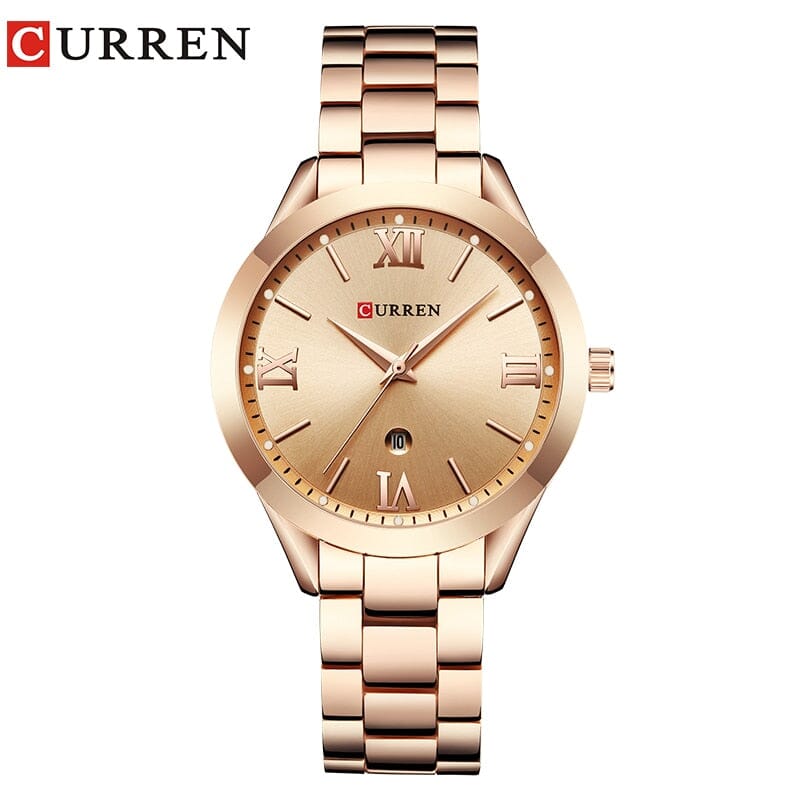 CURREN Gold Watch - The Ultimate Fashion Accessory with Practical Features - Elevate Your Style and Stay Organized. Mechanical Watches PikNik Rose gold 
