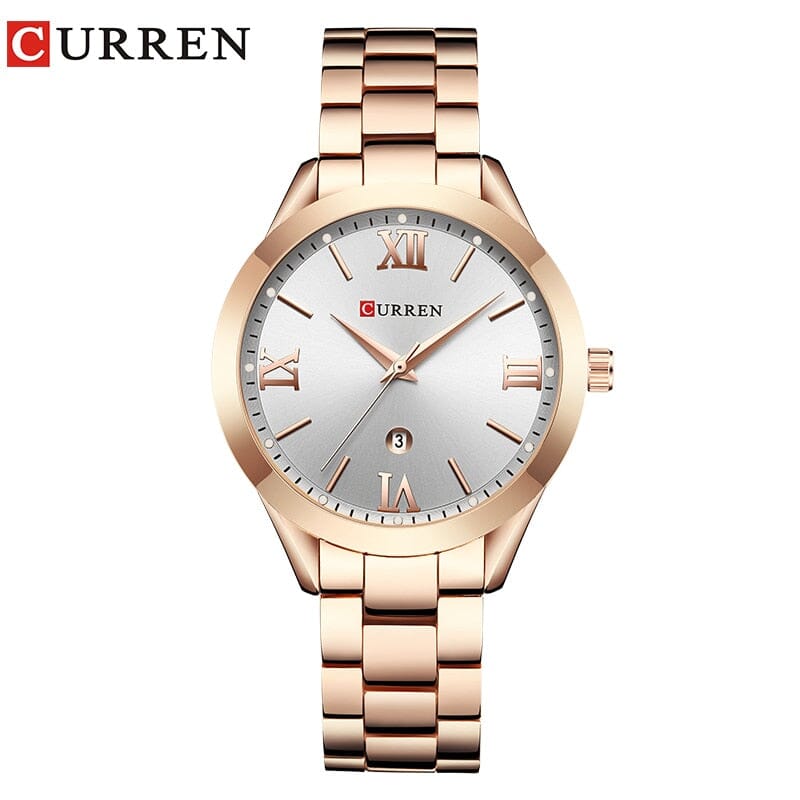 CURREN Gold Watch - The Ultimate Fashion Accessory with Practical Features - Elevate Your Style and Stay Organized. Mechanical Watches PikNik Rose gold white 