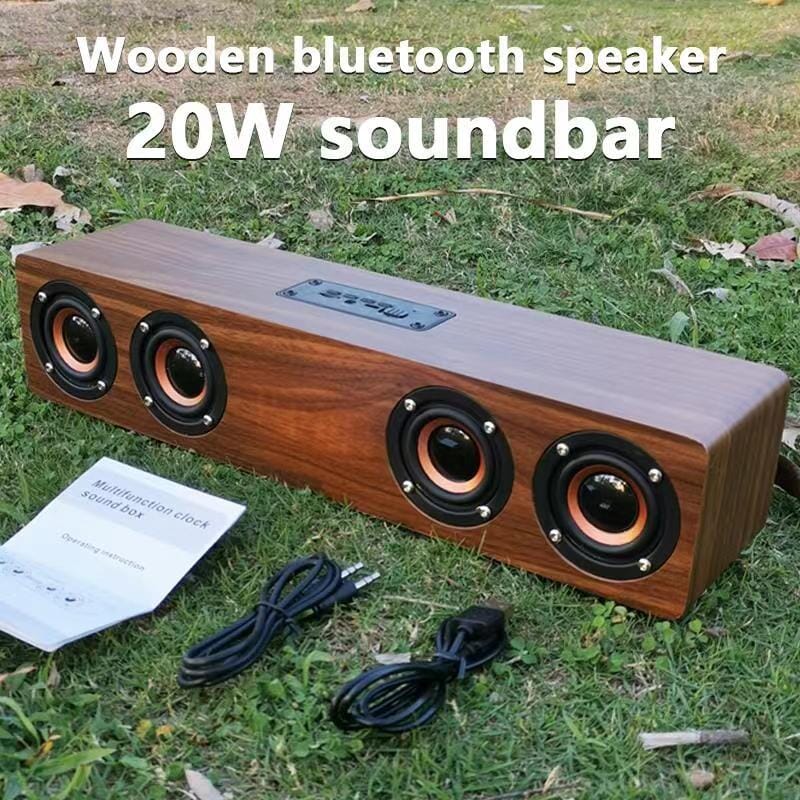 Wooden Bluetooth Speaker - Experience Rich Sound Quality Anywhere - Perfect for Indoor and Outdoor Use 0 PikNik 