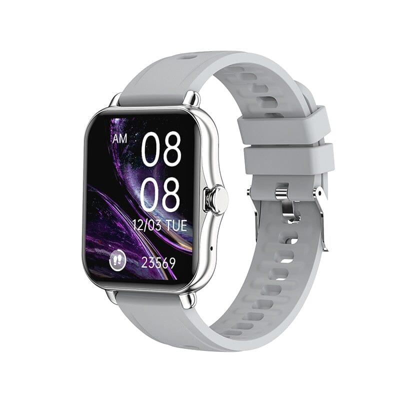 Unisex Smart Watch - Stay Connected and Monitor Your Health on-the-Go - The Ultimate Blend of Style, Functionality, and Performance Smart Watch PikNik Silver 
