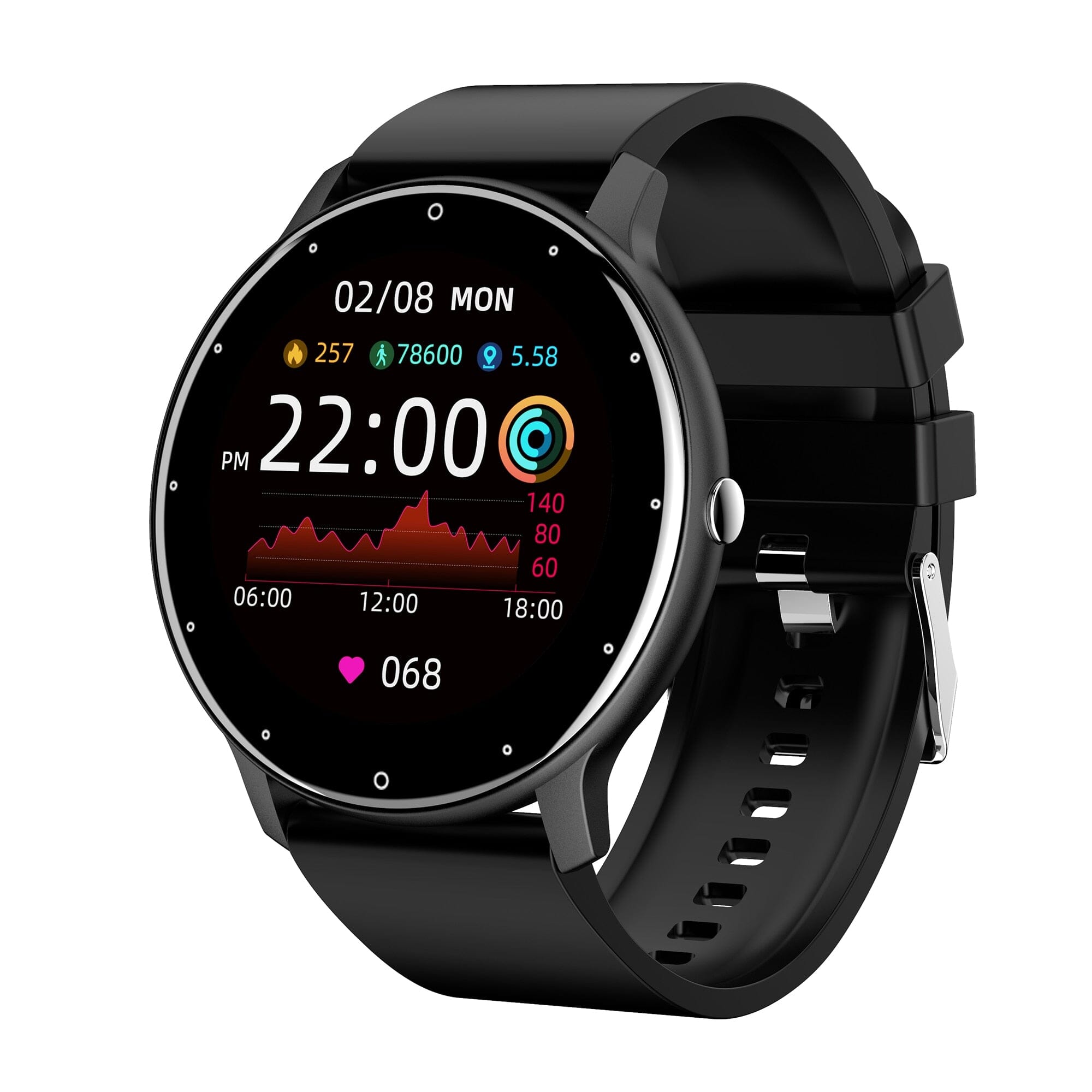 Fit and Fabulous Smartwatch - Elevate Your Fitness and Fashion Game with Advanced Features. Smart Watch PikNik Full Touch Black 