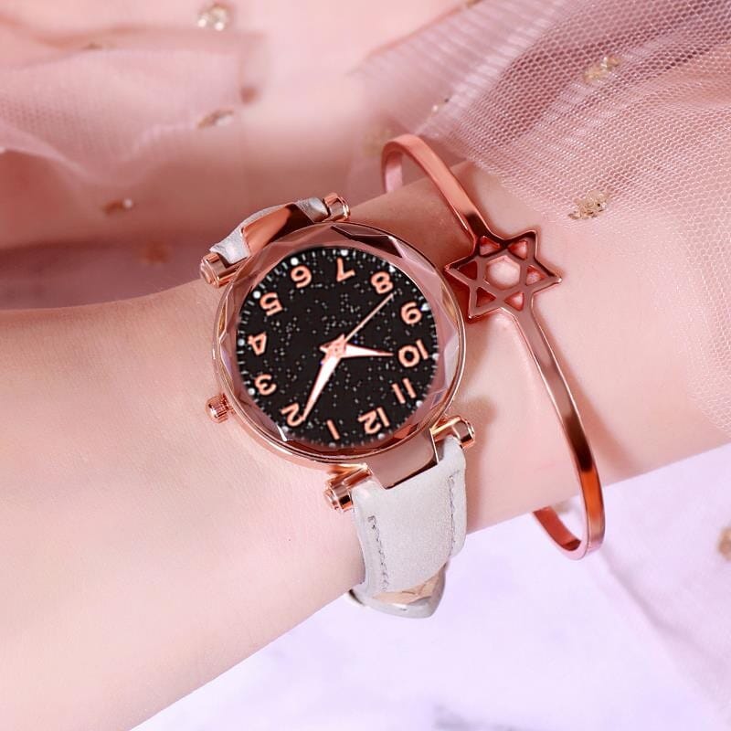 Ladies Star Belt Watch - Elevate your fashion game with this elegant and accurate timepiece. Mechanical Watches PikNik 