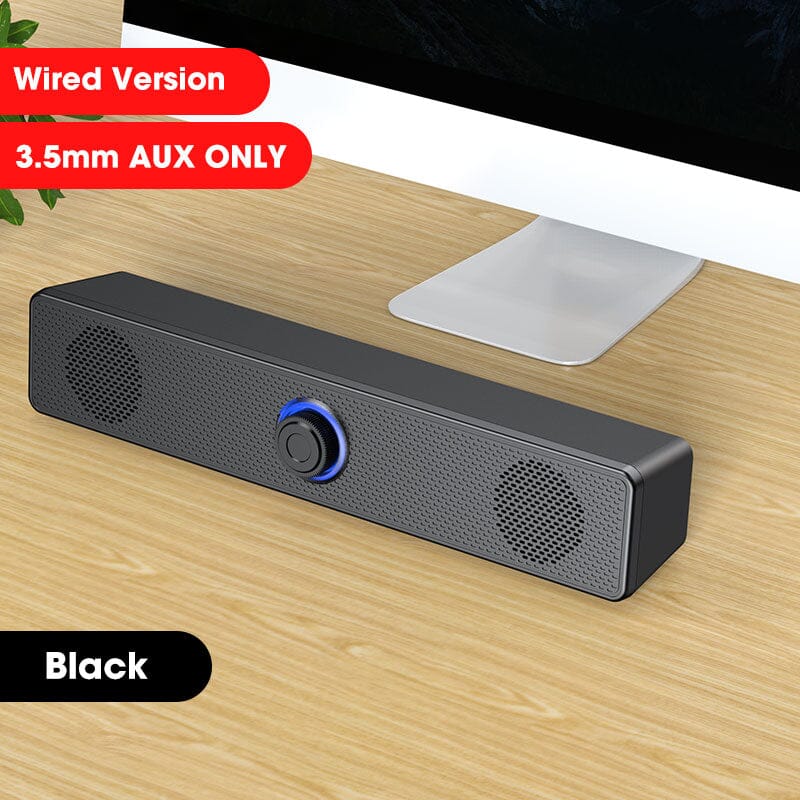 Niye Bluetooth PC Soundbar - Upgrade your audio game - Enjoy crystal-clear audio quality and wireless freedom 0 PikNik China Wire Version 
