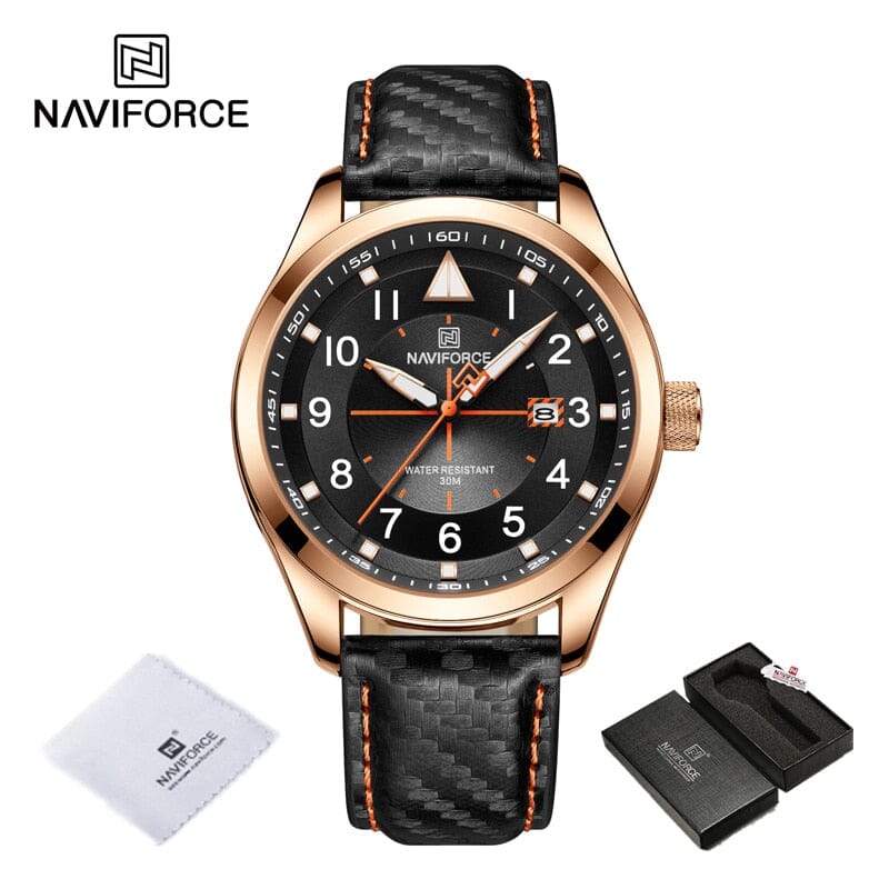 now and get free shipping! NAVIFORCE Business Luminous Waterproof Watch - Elevate Your Style Game - Perfect Combination of Sophistication and Durability Mechanical Watches PikNik RGB BOX 