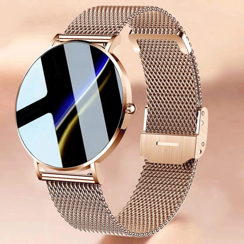 Ultra Thin Smart Watch Women - Elevate your style game with this minimalist, full-metal smartwatch that's designed to keep you connected and healthy all day long. Mechanical Watches PikNik 