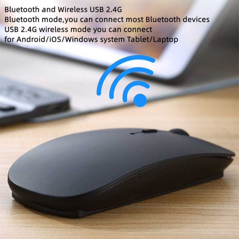 Rechargeable Wireless Bluetooth Mouse - The Ultimate Gaming Powerhouse - Unbeatable 30 Day Battery Life Computer Electronics PikNik 