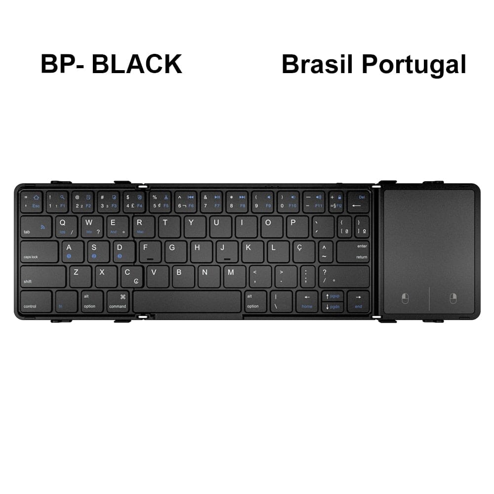 AVATTO Portable Mini Folding Wireless Bluetooth Keyboard - The Ultimate Multi-Language Typing Companion - Connect up to 3 Devices for Effortless Productivity 0 PikNik 