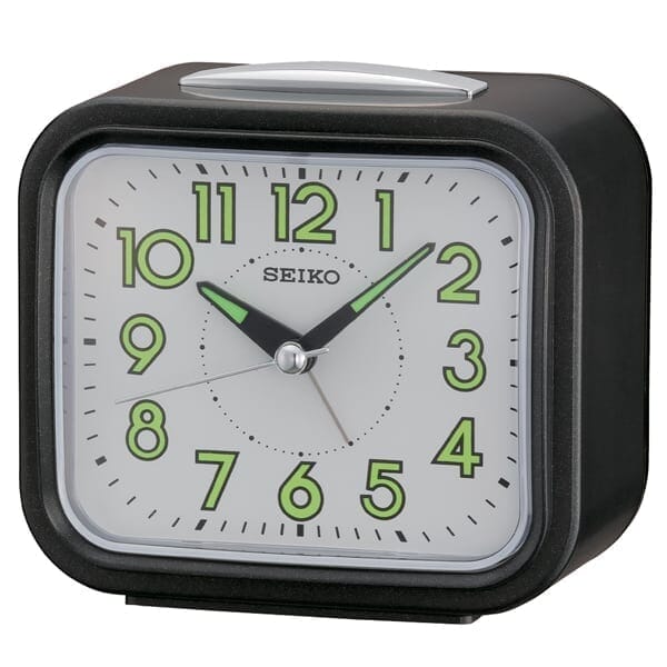 Seiko QHK023K Bedside Alarm Clock - Black Alarm Clocks Seiko 