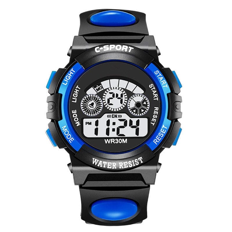 Color Luminous Dial Electronic Watches - Stylish Timepieces for Active Kids - Keep Your Child on Time, Every Time! Mechanical Watches PikNik style1-blue 