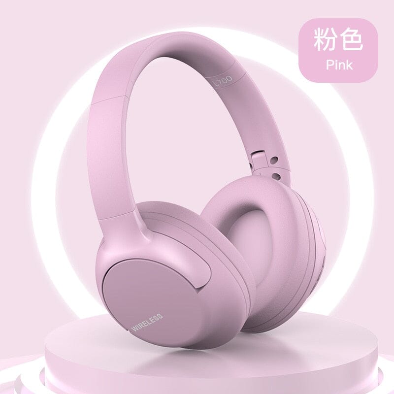 JIEYUTEC L700 Wireless Headphones - Experience Hi-Fi Stereo Sound and Long-Lasting Comfort Anywhere, Anytime. Consumer Electronics - Portable Audio & Video - Earphones & Headphones PikNik Pink 