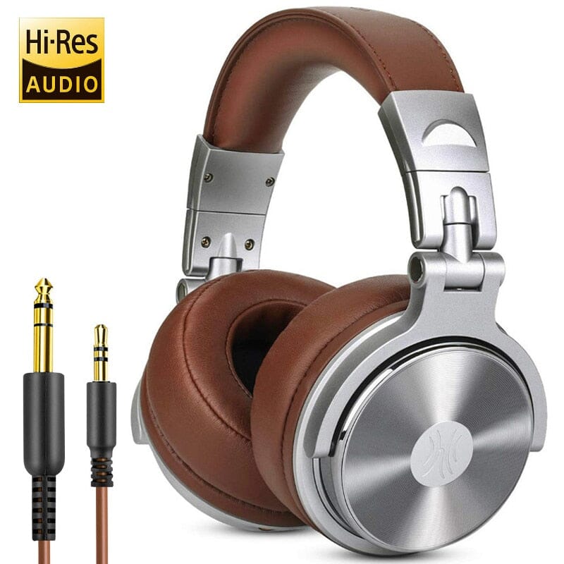 Oneodio Professional Studio Pro DJ Headphones - Unmatched Clarity and Powerful Bass for Music Lovers and DJs - Experience Pure Musical Bliss Consumer Electronics - Portable Audio & Video - Earphones & Headphones PikNik Pro-30-Silver 