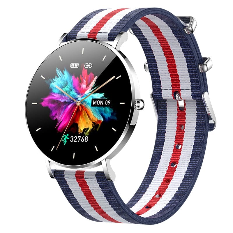 Ultra Thin Smart Watch Women - Elevate your style game with this minimalist, full-metal smartwatch that's designed to keep you connected and healthy all day long. Mechanical Watches PikNik silver 